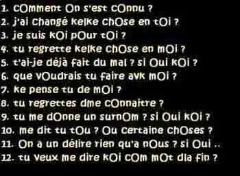 QUI  TE CRAINT  TA PRESENCE TE NUIS A TON ABSENCE